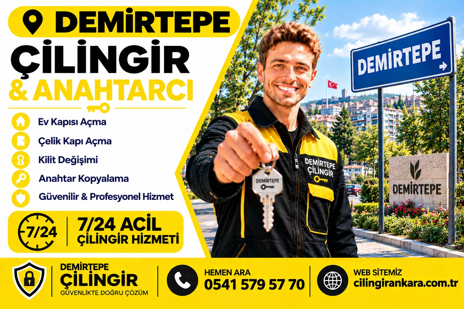 Ankara Demirtepe Çilingir